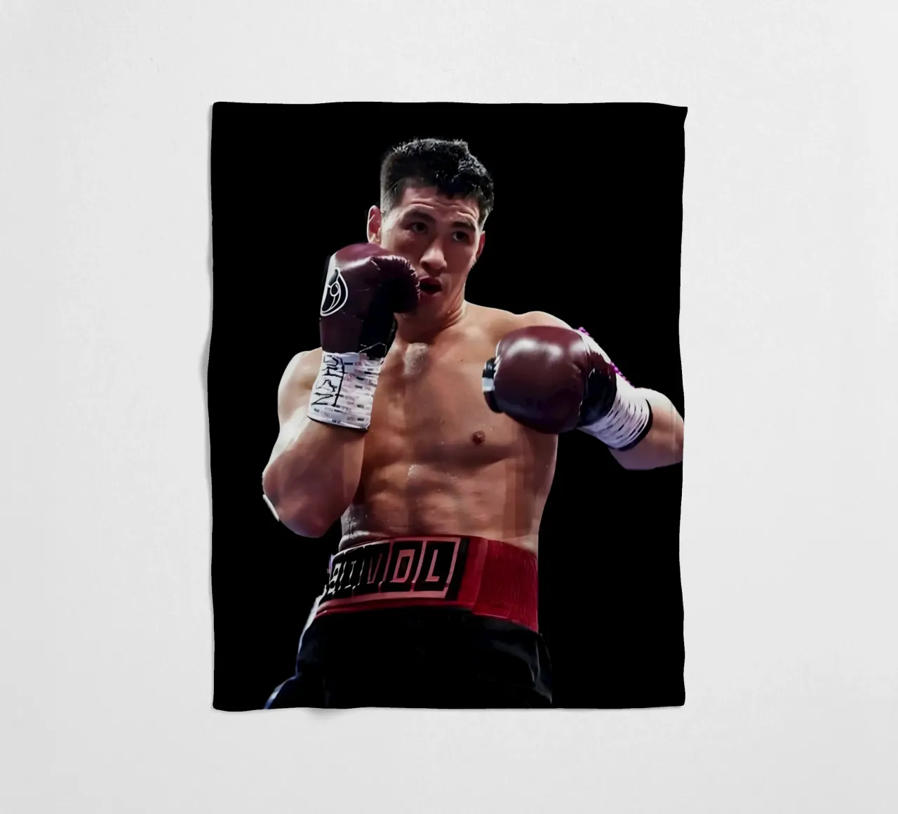 Dmitry Bivol coperta in pile da Low poly art