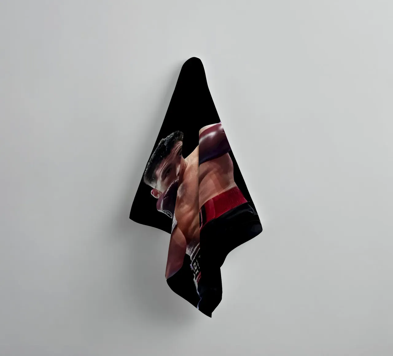 Dmitry Bivol asciugamano da bagno da Low poly art