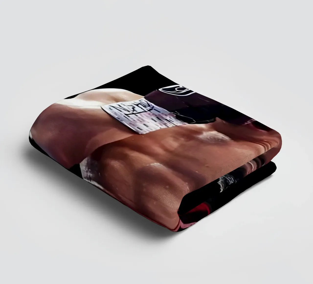 Dmitry Bivol asciugamano da bagno da Low poly art
