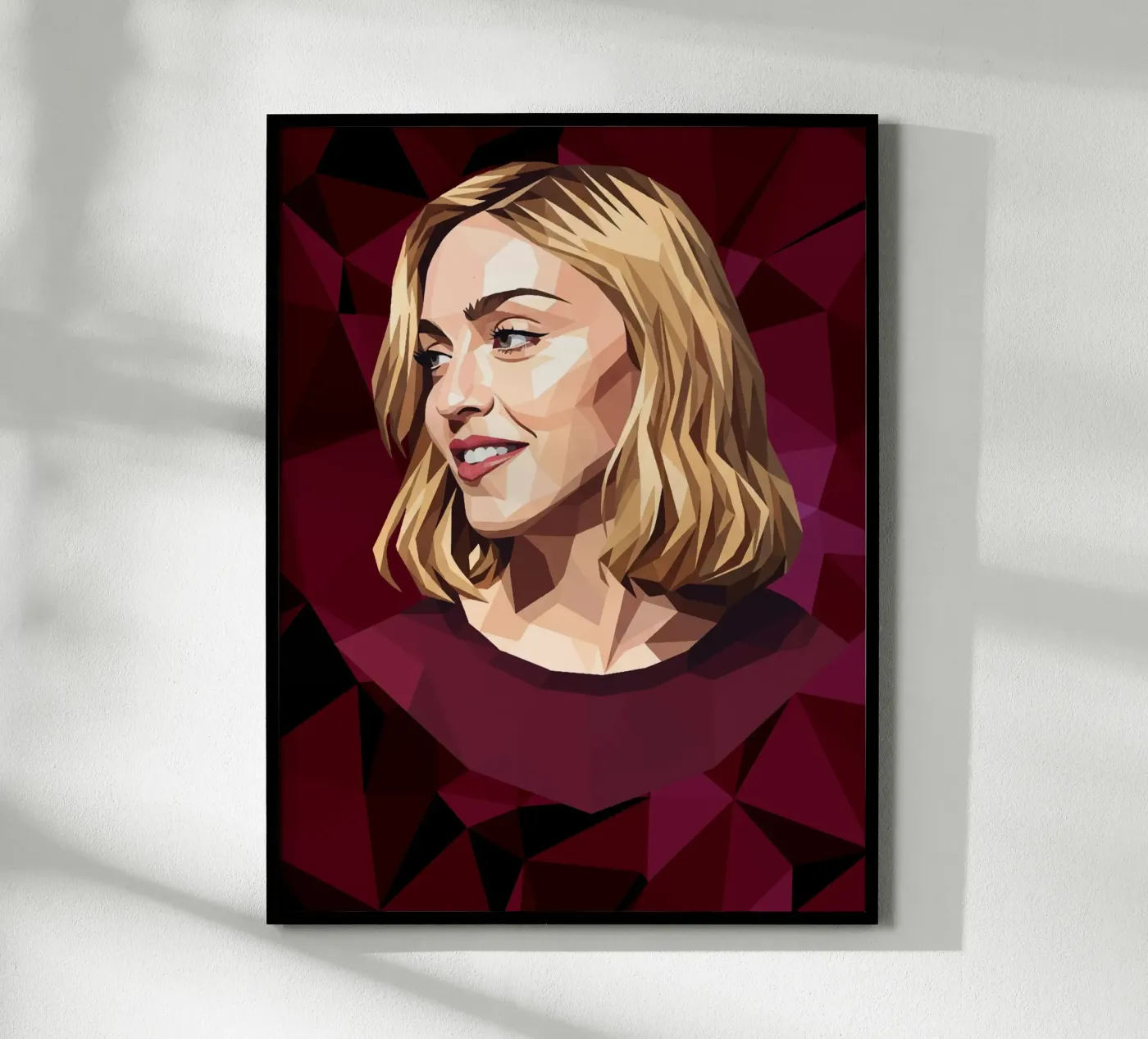 Madonna Lowpoly poster da Low Profile
