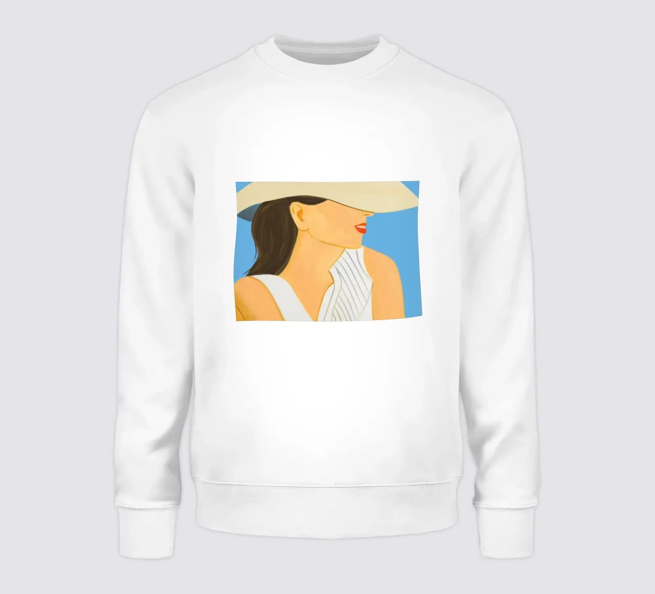 Alex Katz Vivien con cappello felpa da Marcobarshop