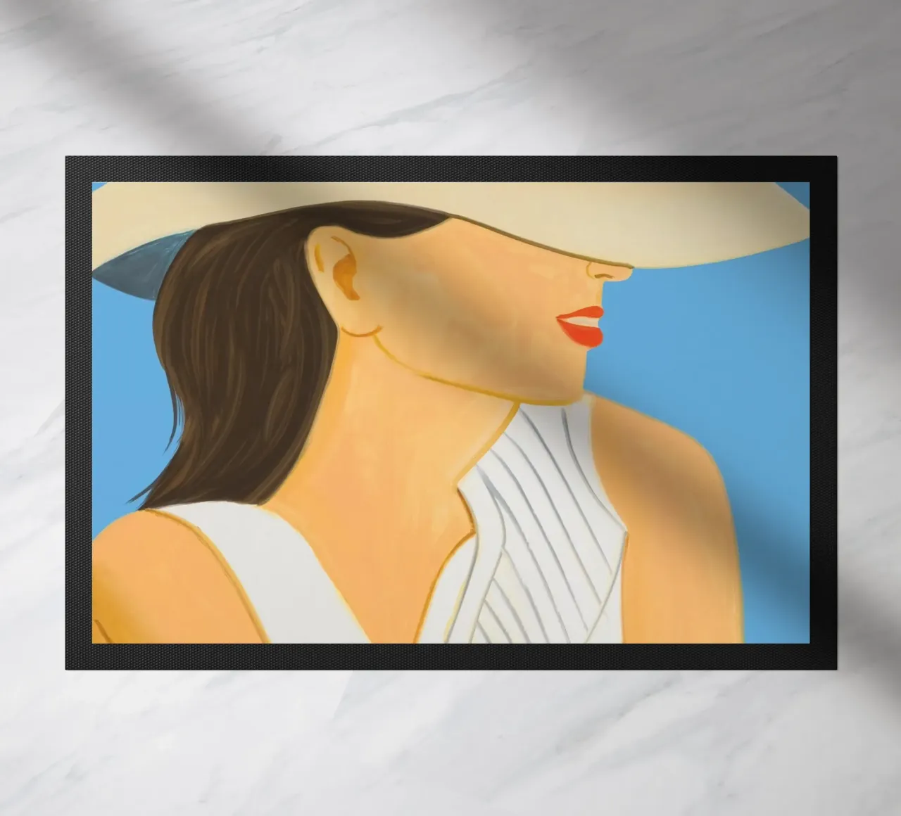 Alex Katz Vivien con cappello zerbino da Marcobarshop