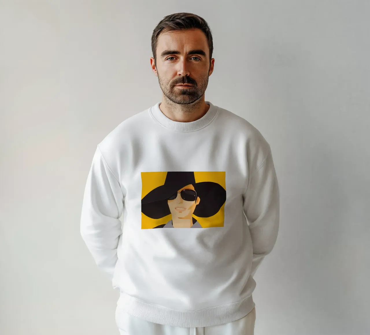 Alex Katz Vivien in cappello nero felpa da Marcobarshop