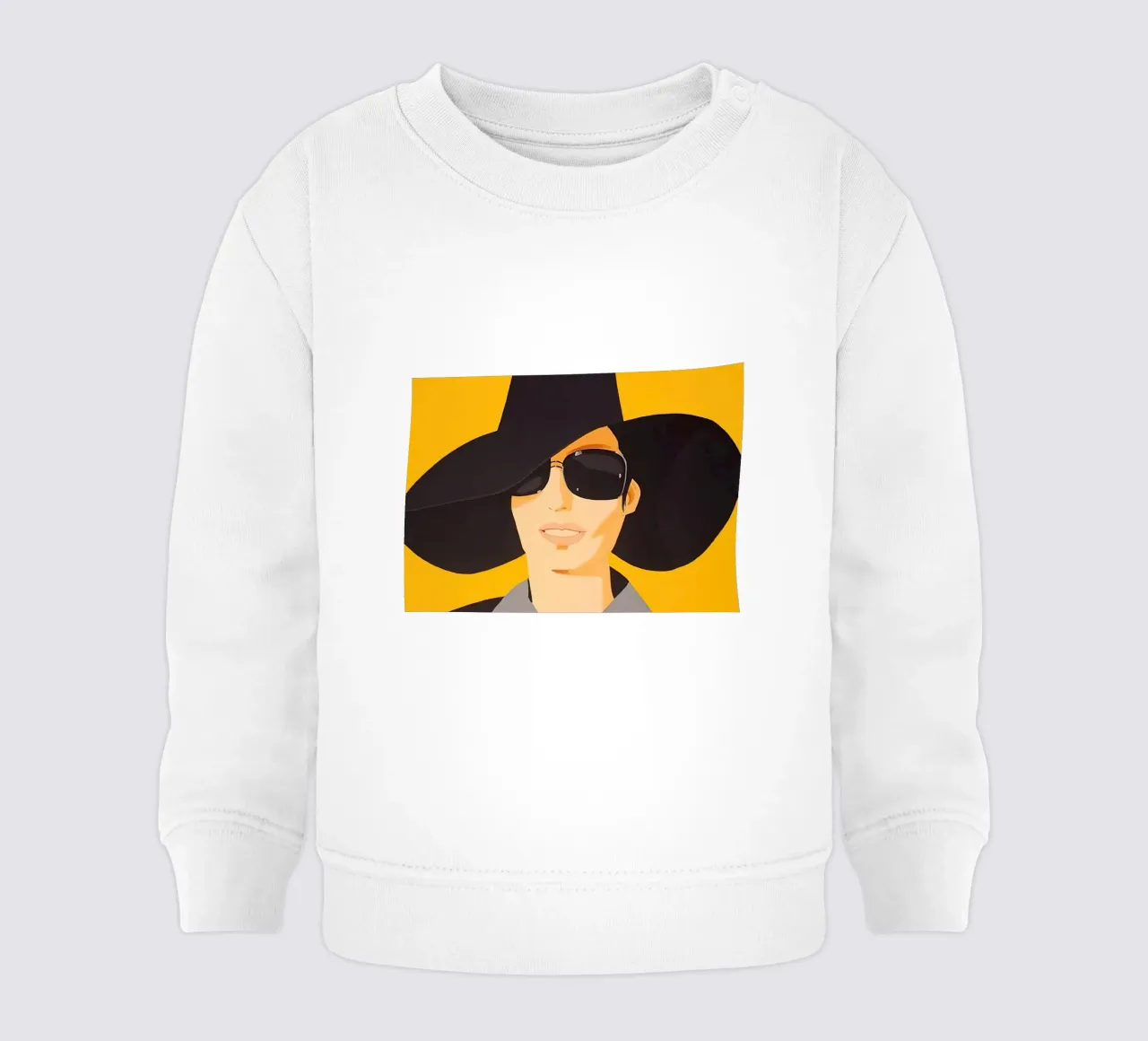 Alex Katz Vivien in cappello nero felpa neonato da Marcobarshop