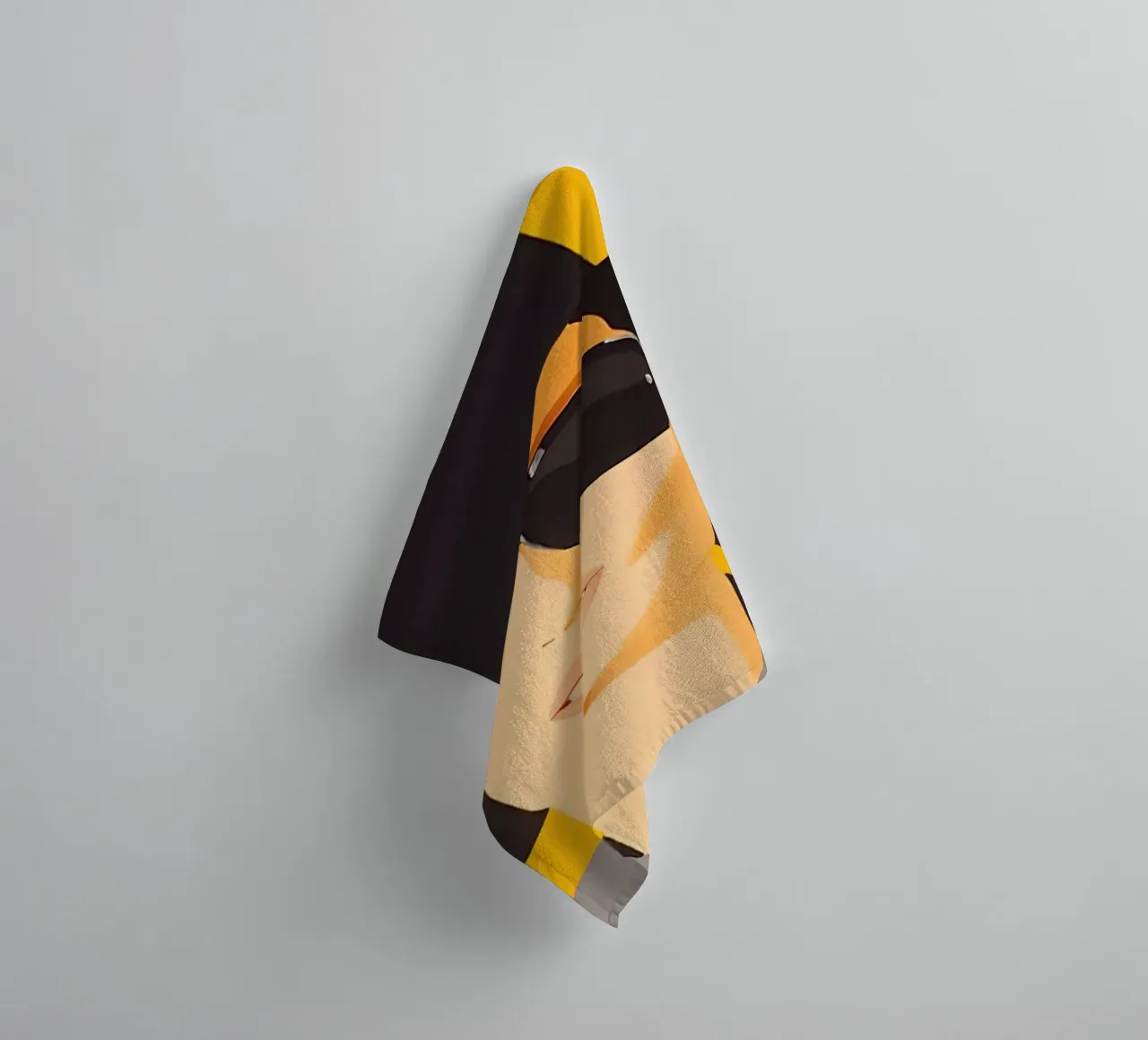 Alex Katz Vivien in cappello nero asciugamano da bagno da Marcobarshop