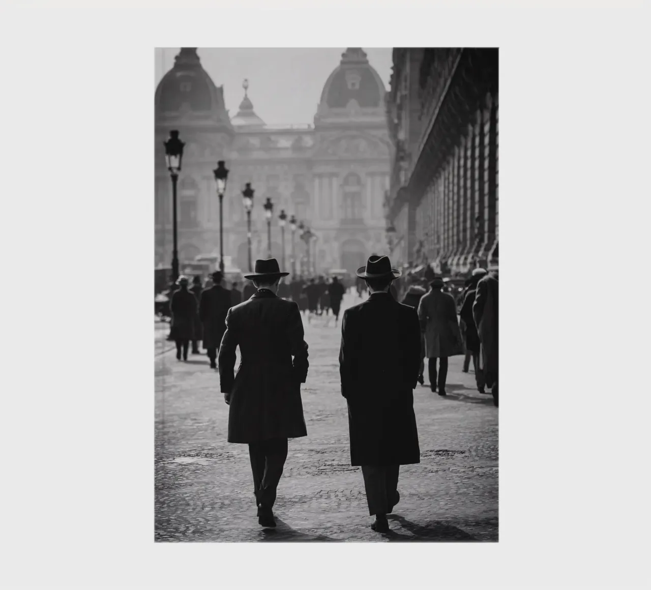 On the way to the Gare d'Orsay notebook by M-Ulrich-Digital Art