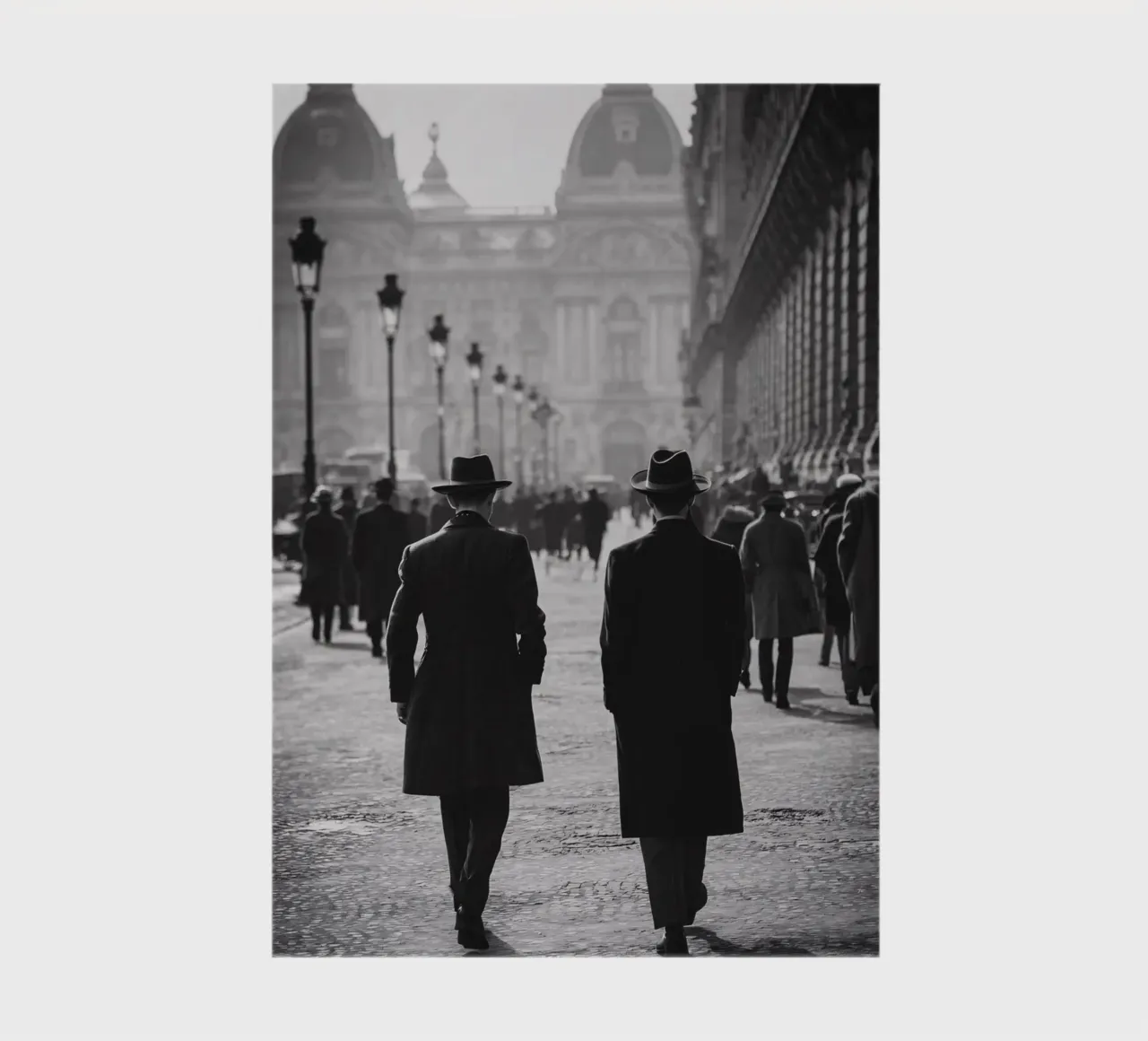 On the way to the Gare d'Orsay notebook by M-Ulrich-Digital Art