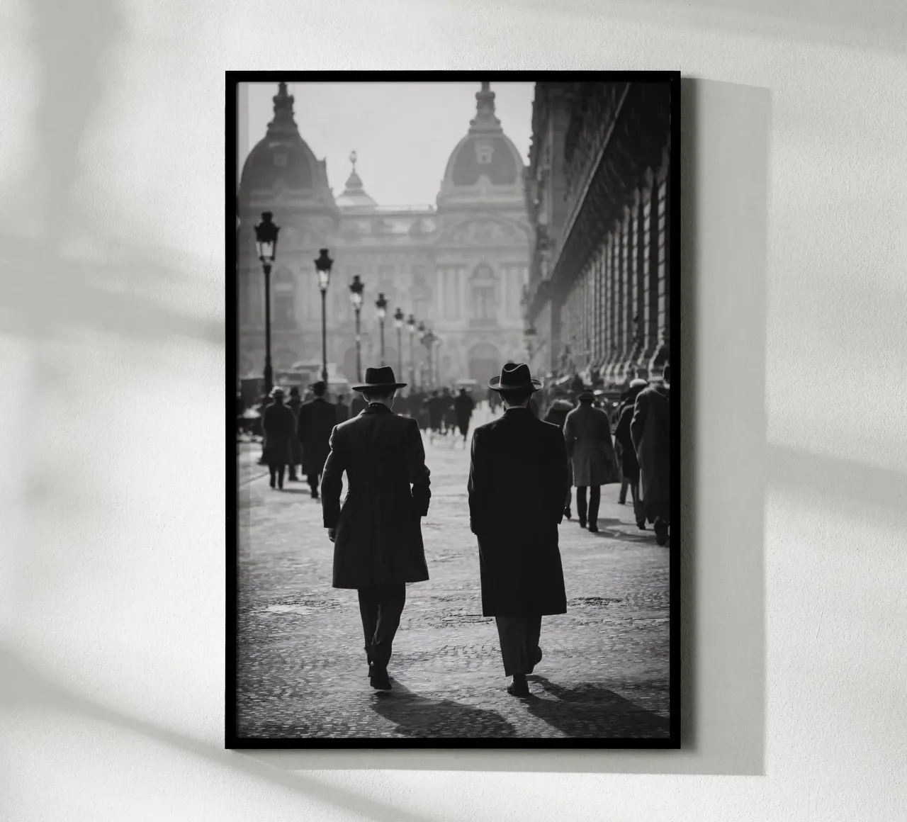 Sulla strada per la Gare d'Orsay poster da M-Ulrich-Digital Art