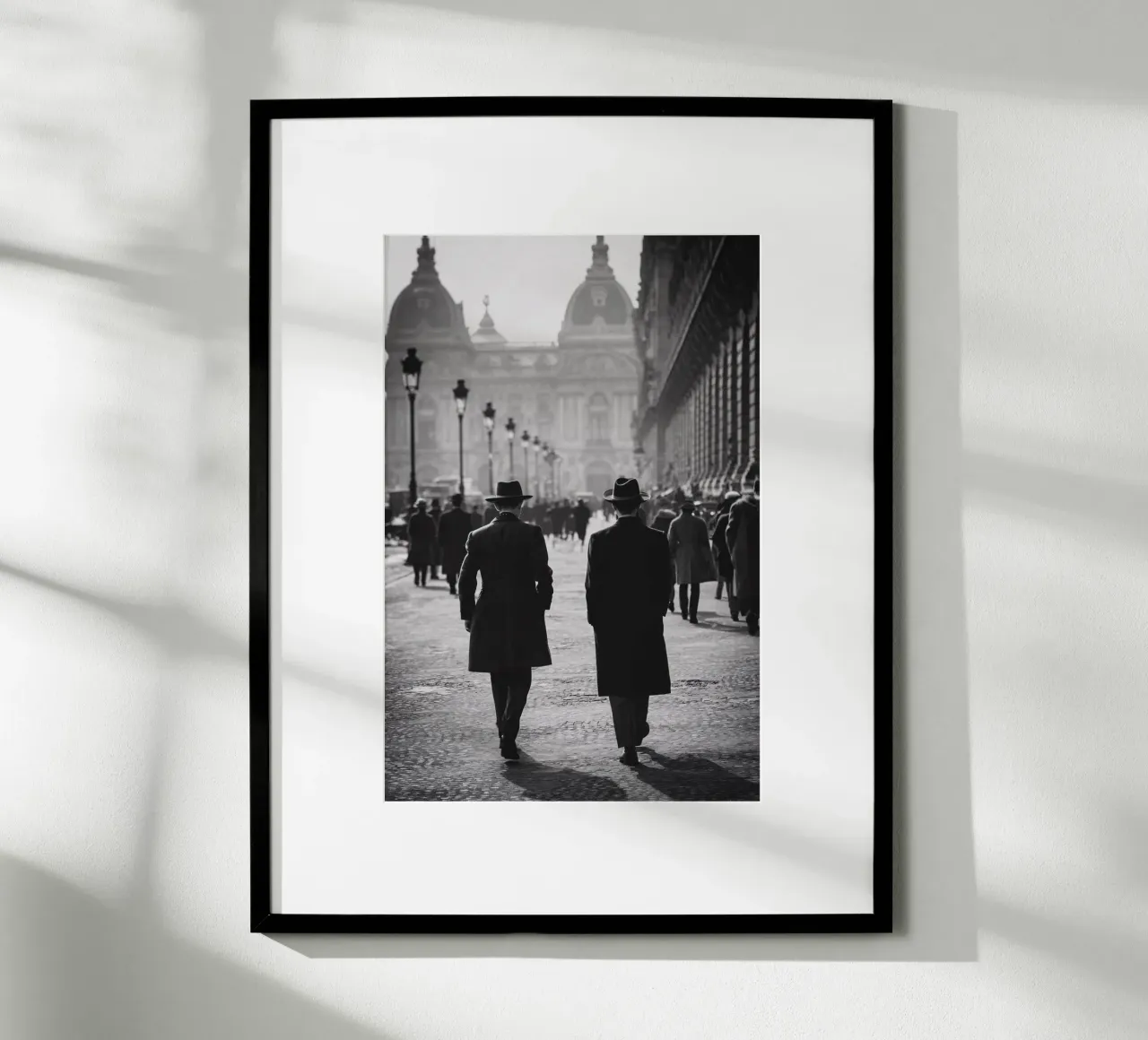 Sulla strada per la Gare d'Orsay poster da M-Ulrich-Digital Art