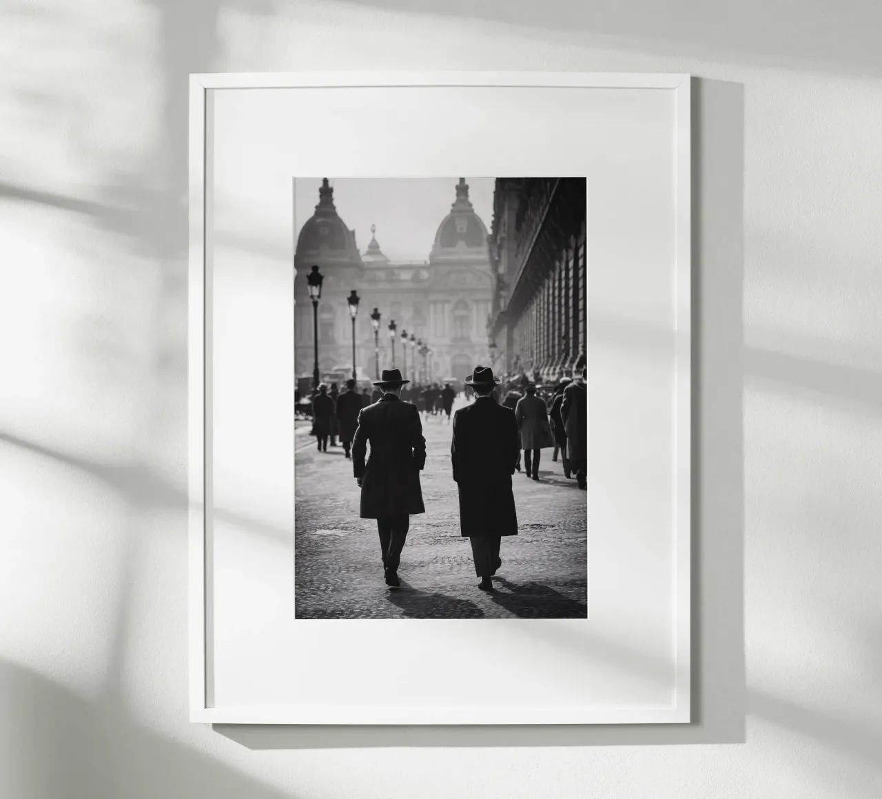 Sulla strada per la Gare d'Orsay poster da M-Ulrich-Digital Art