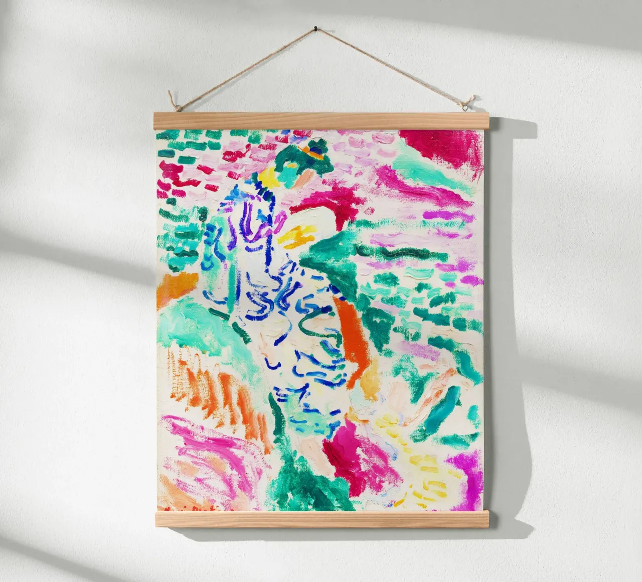 La Japonaise au bord de l'eau di Henri Matisse poster con telaio in alluminio da Venus Art