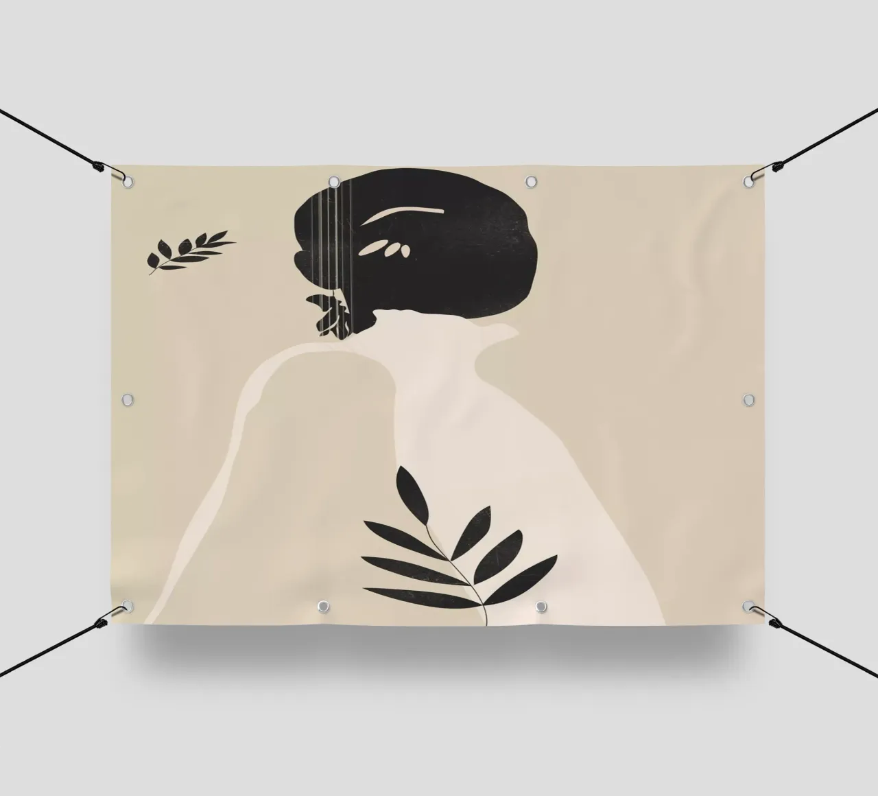 Tropical Girl Abstract Minimal 4 pvc cover by ThingDesign