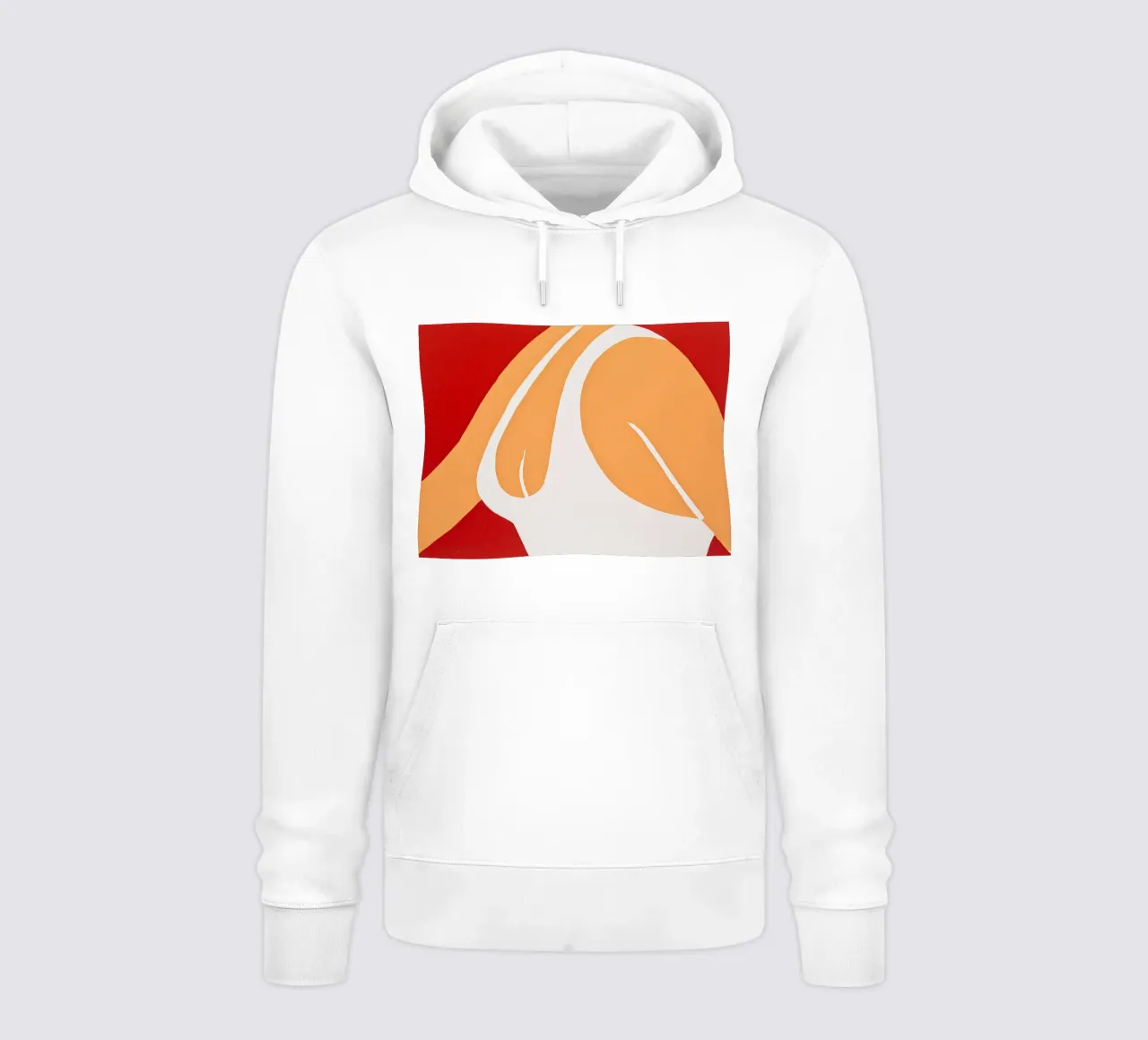 Alex Katz Ragazza della Cola Rossa felpa con cappuccio da Marcobarshop