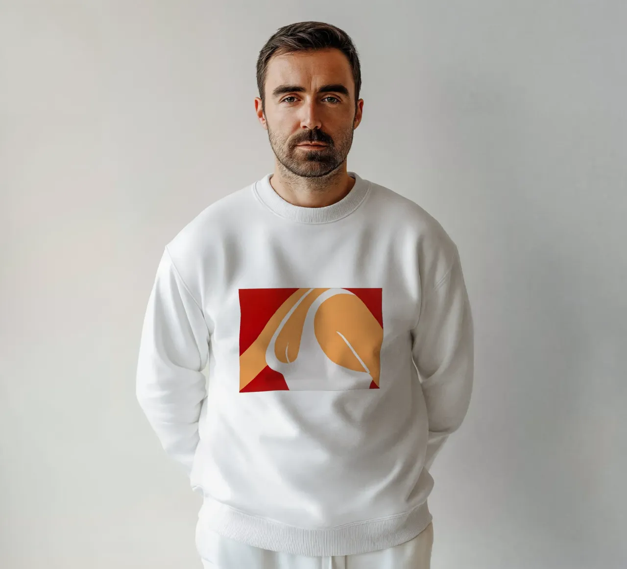 Alex Katz Ragazza della Cola Rossa felpa da Marcobarshop