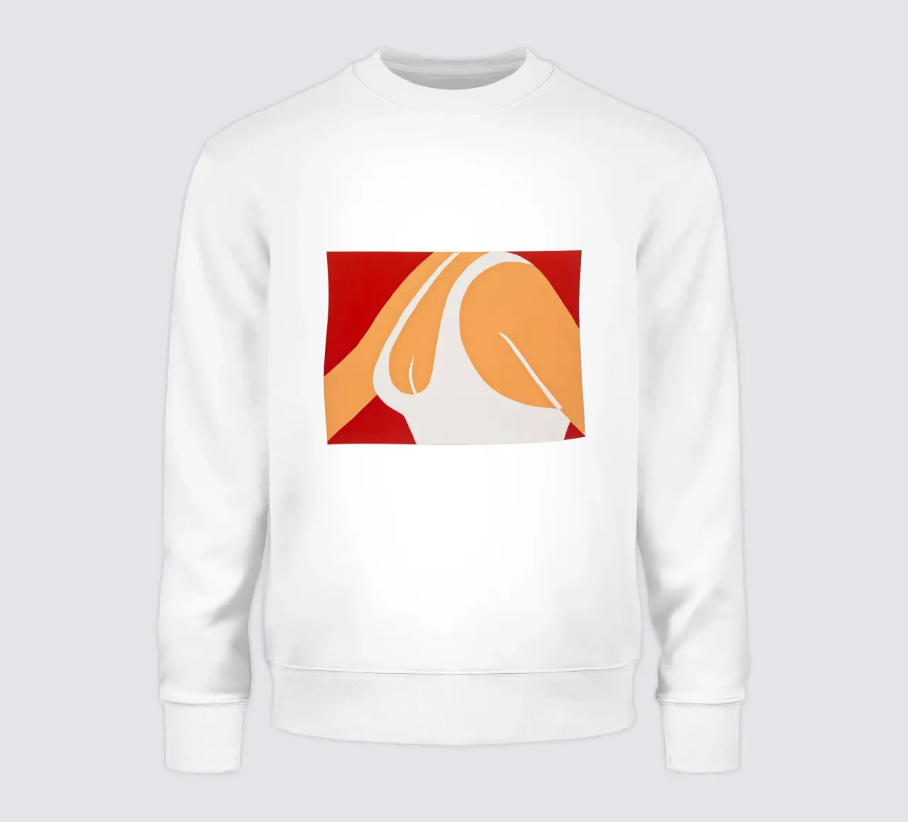 Alex Katz Ragazza della Cola Rossa felpa da Marcobarshop