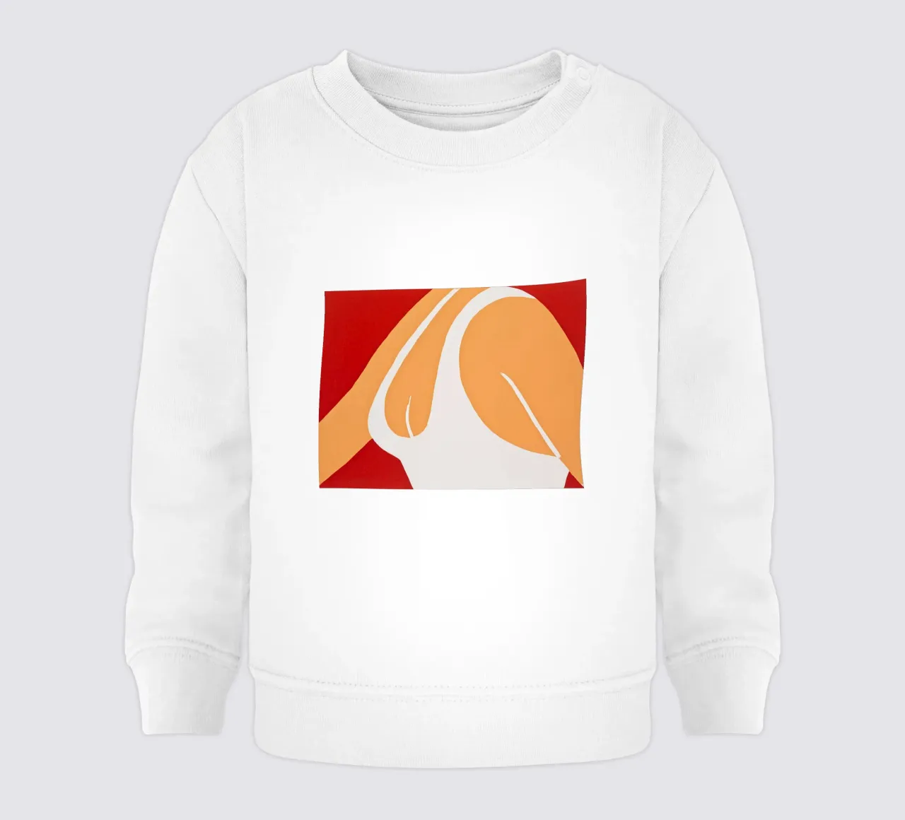 Alex Katz Ragazza della Cola Rossa felpa neonato da Marcobarshop