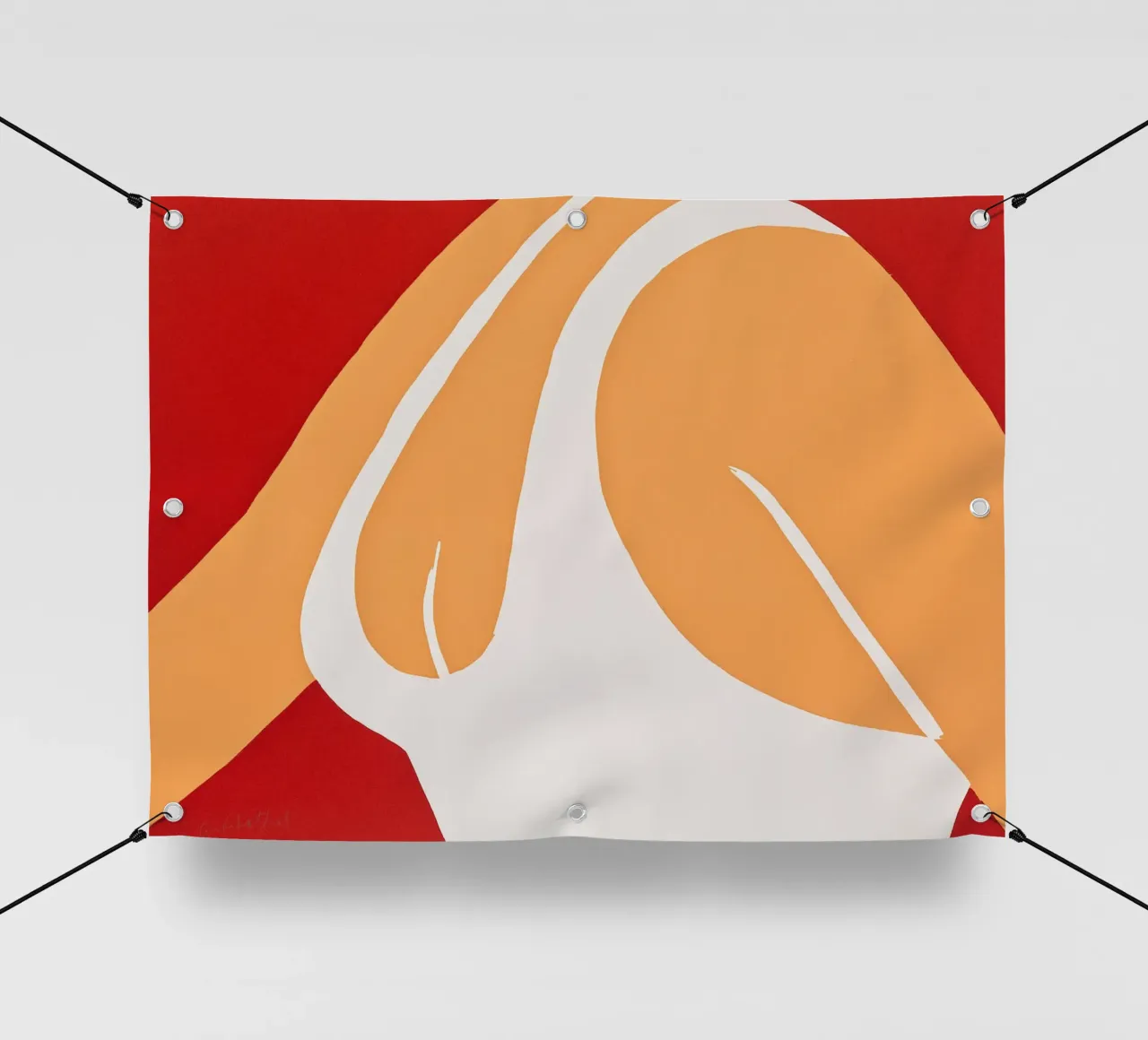 Alex Katz Ragazza della Cola Rossa telo in pvc da Marcobarshop