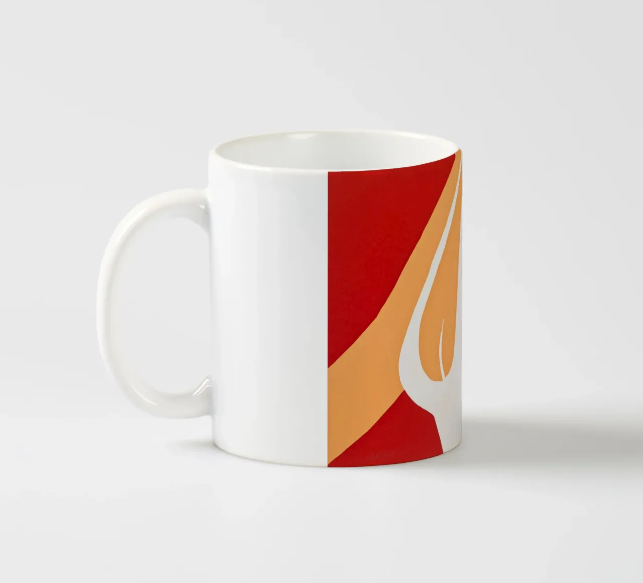 Alex Katz Ragazza della Cola Rossa tazza in ceramica da Marcobarshop