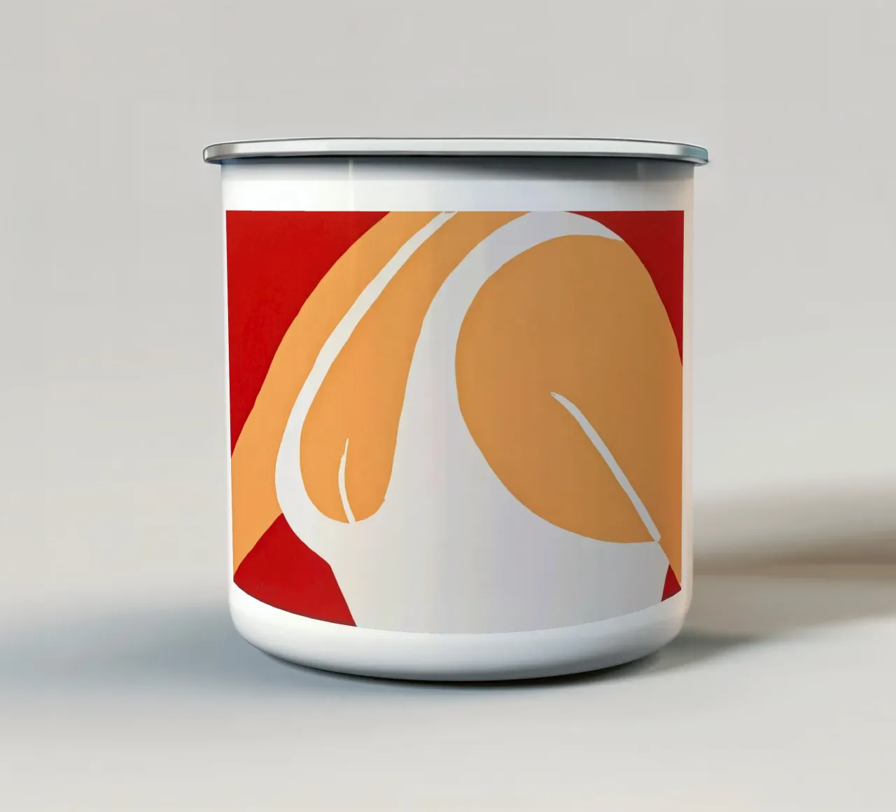 Alex Katz Ragazza della Cola Rossa tazza in smalto da Marcobarshop