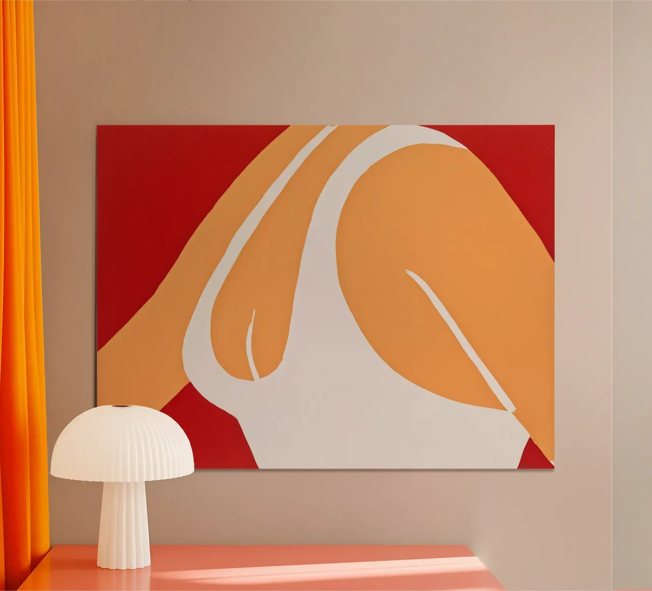 Alex Katz Ragazza della Cola Rossa poster da Marcobarshop