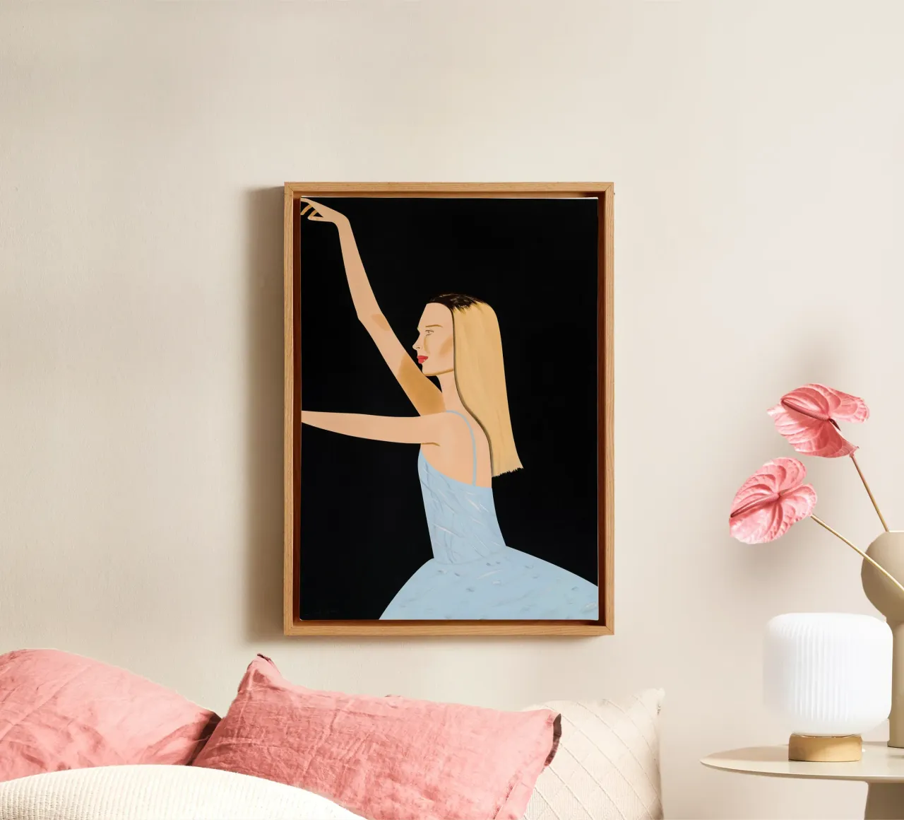 Alex Katz Danser canvas met Baklijst van Marcobarshop