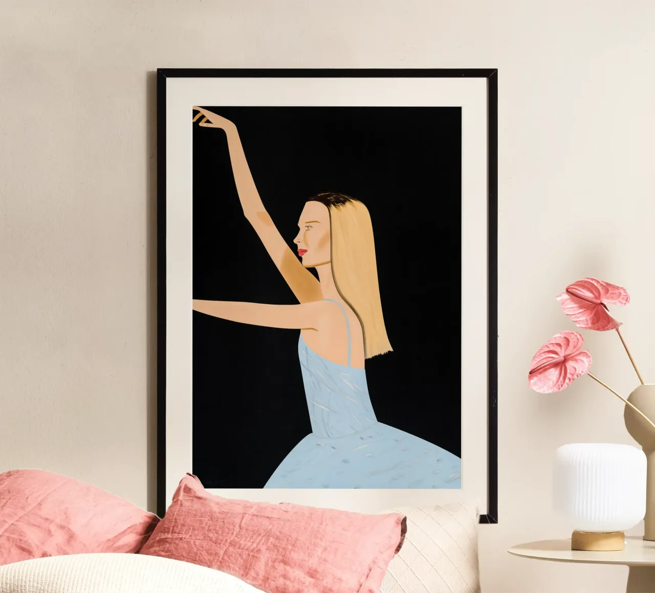 Alex Katz Danser poster van Marcobarshop