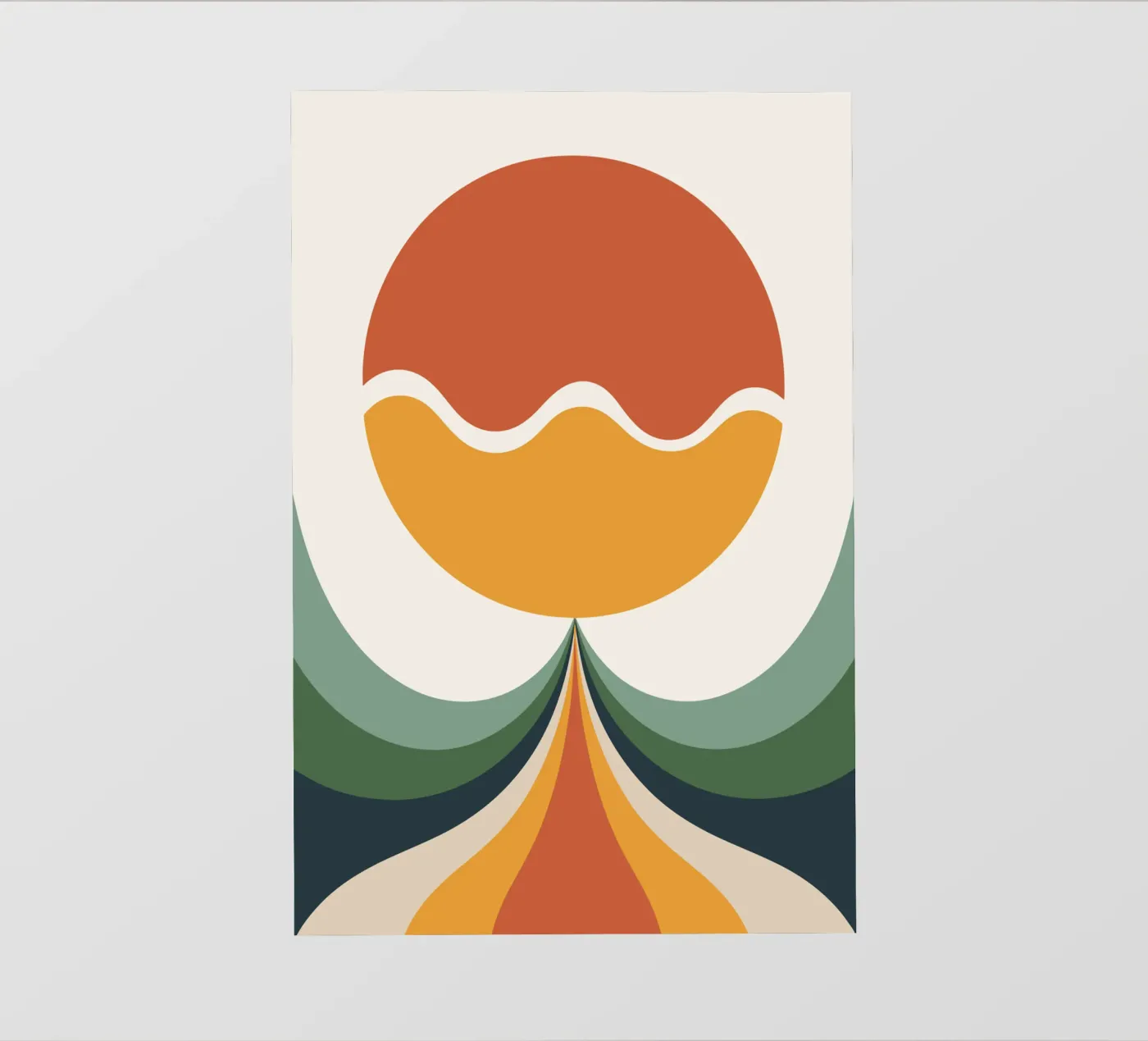 Converging Currents Fototapete von LisaArtes