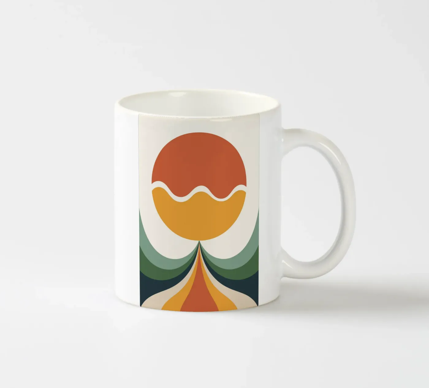 Converging Currents ceramic mug by LisaArtes