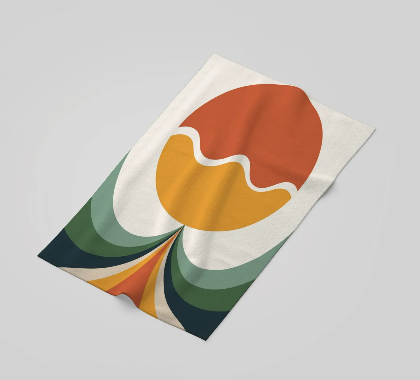 Converging Currents beach towel by LisaArtes