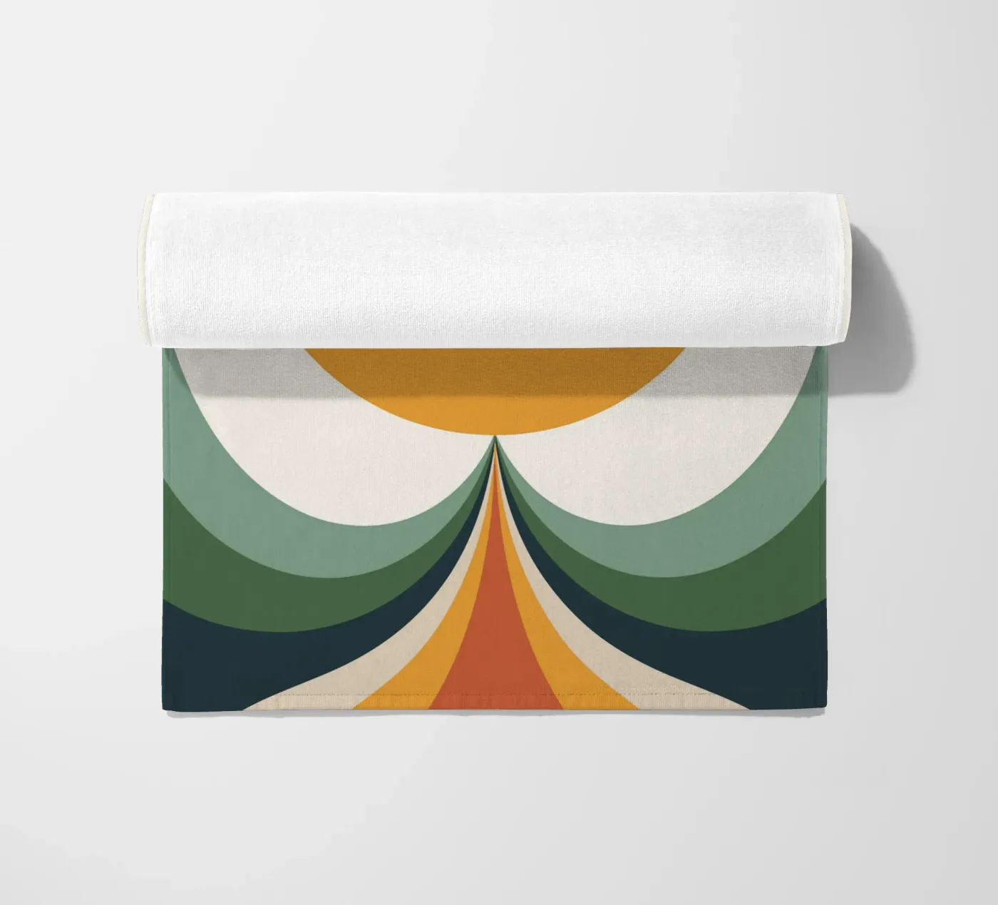 Converging Currents beach towel by LisaArtes