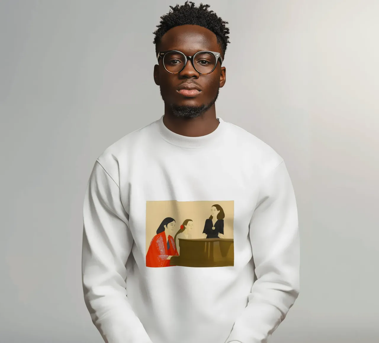 Canzone di Alex Katz felpa da Marcobarshop