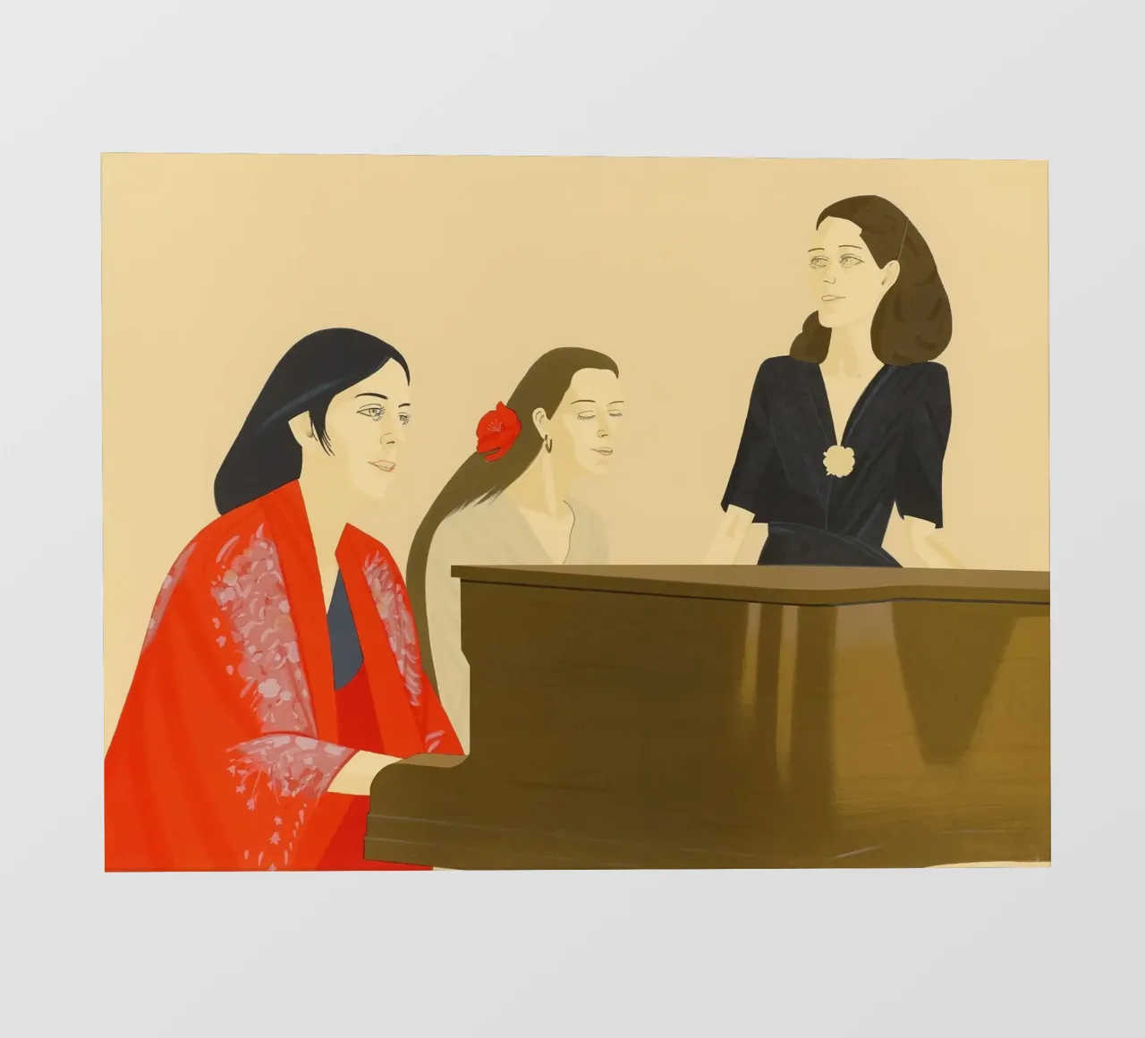 Canzone di Alex Katz pellicola backlit da Marcobarshop