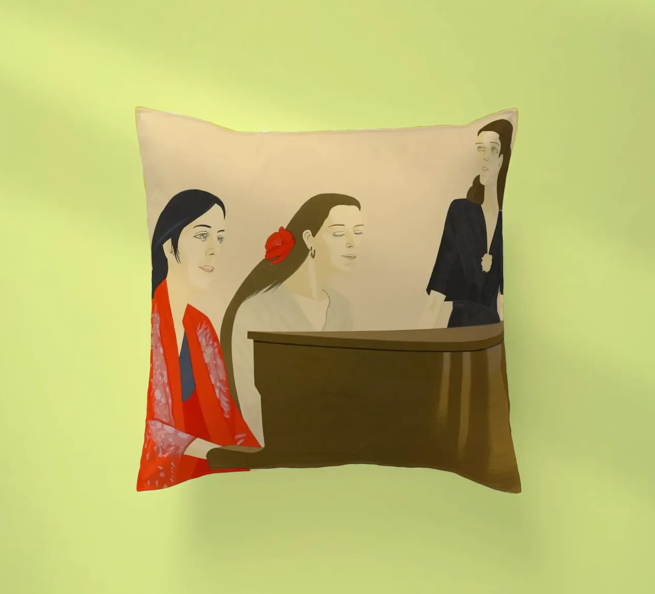 Canzone di Alex Katz cuscino da Marcobarshop