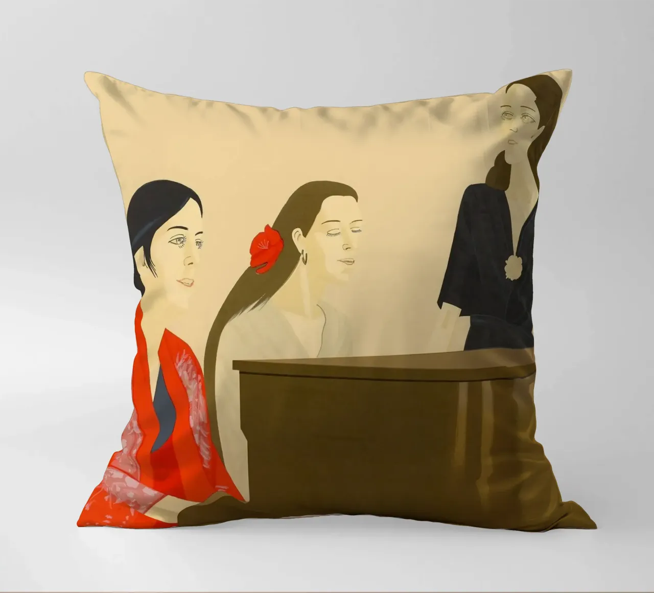 Canzone di Alex Katz cuscino da Marcobarshop