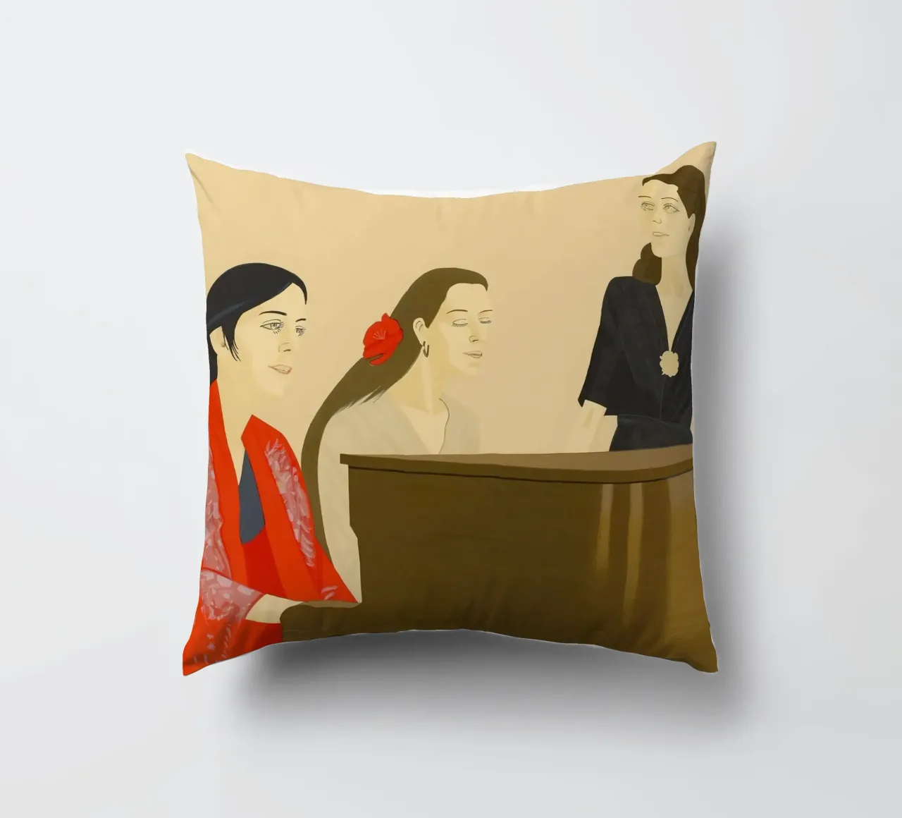 Canzone di Alex Katz cuscino da Marcobarshop