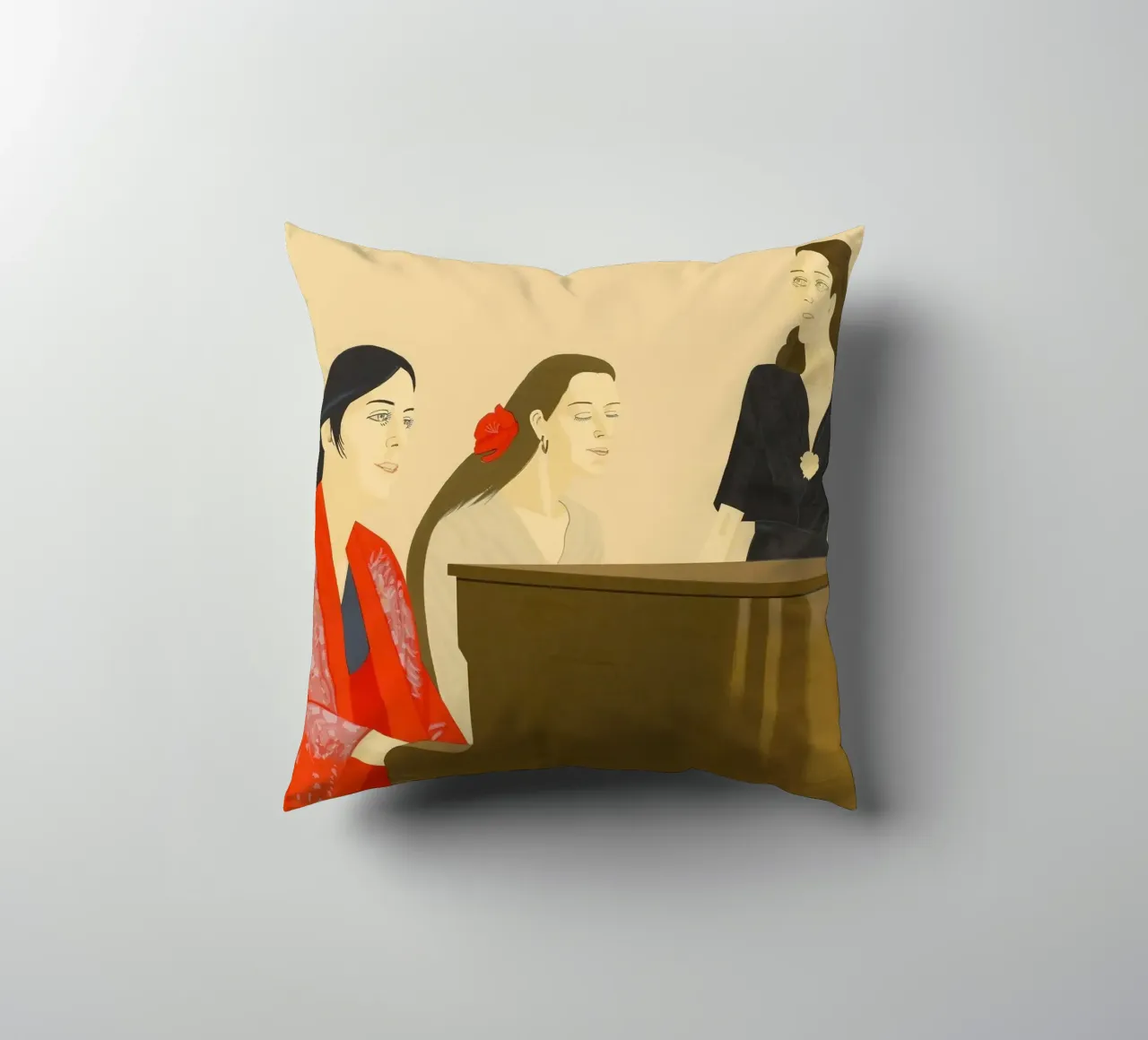 Canzone di Alex Katz cuscino da Marcobarshop
