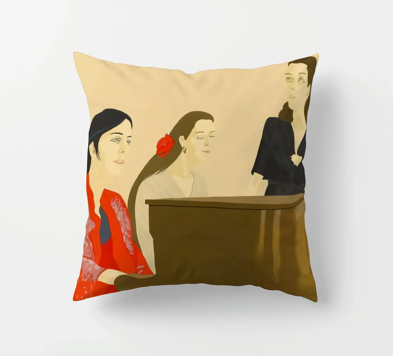 Canzone di Alex Katz cuscino da Marcobarshop