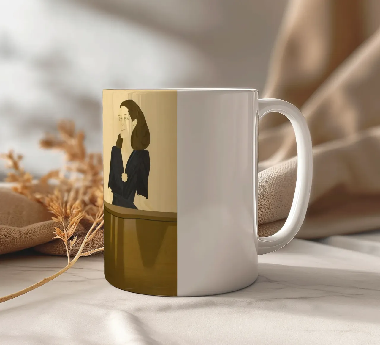 Canzone di Alex Katz tazza in ceramica da Marcobarshop