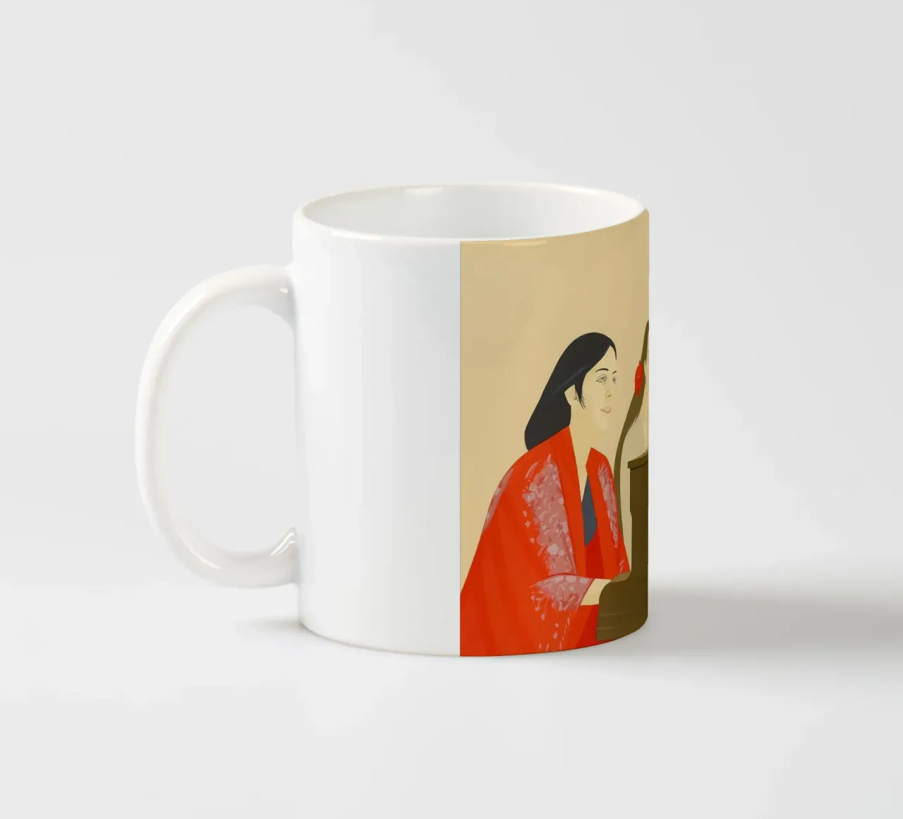 Canzone di Alex Katz tazza in ceramica da Marcobarshop