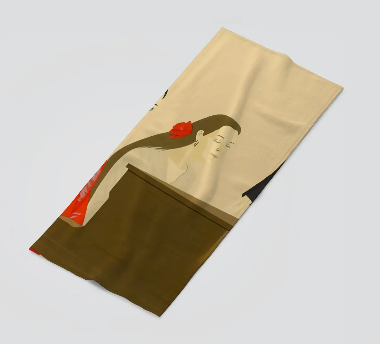 Canzone di Alex Katz telo mare da Marcobarshop