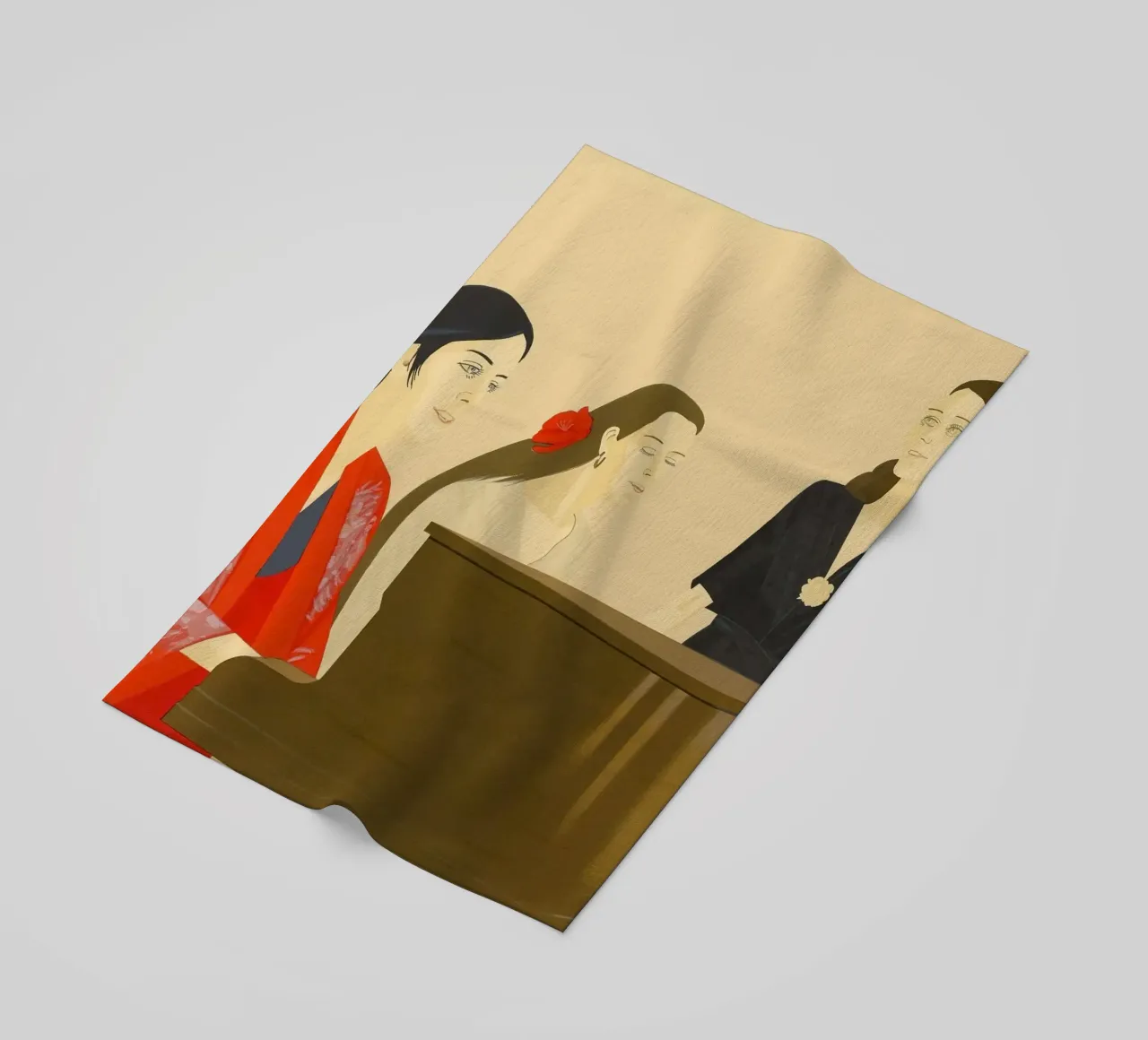 Canzone di Alex Katz telo mare da Marcobarshop