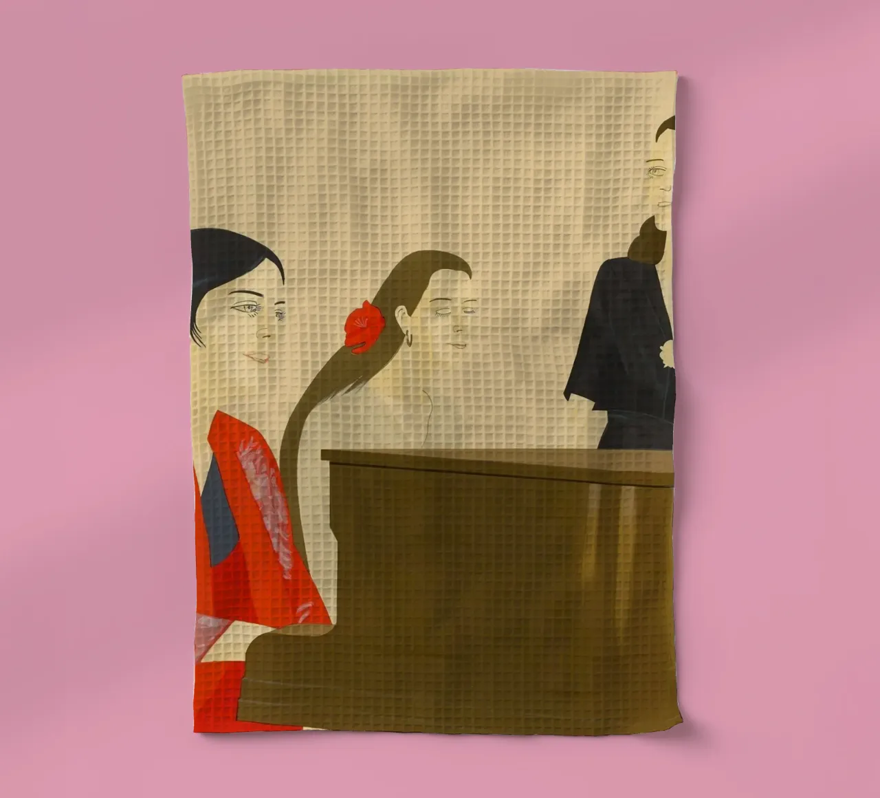 Canzone di Alex Katz canovaccio da cucina da Marcobarshop