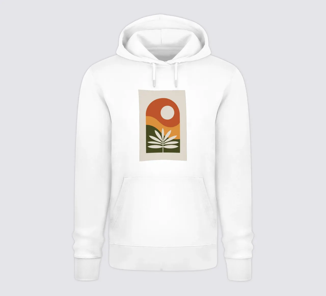 Crescent Moon Bloom felpa con cappuccio da LisaArtes