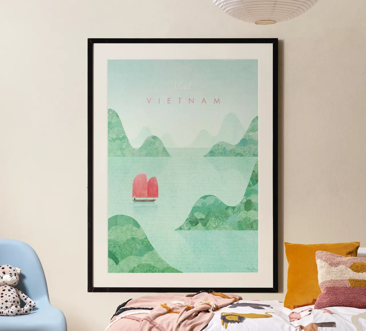 pubblicità di viaggio in vietnam poster con telaio in plastica da unyil shope