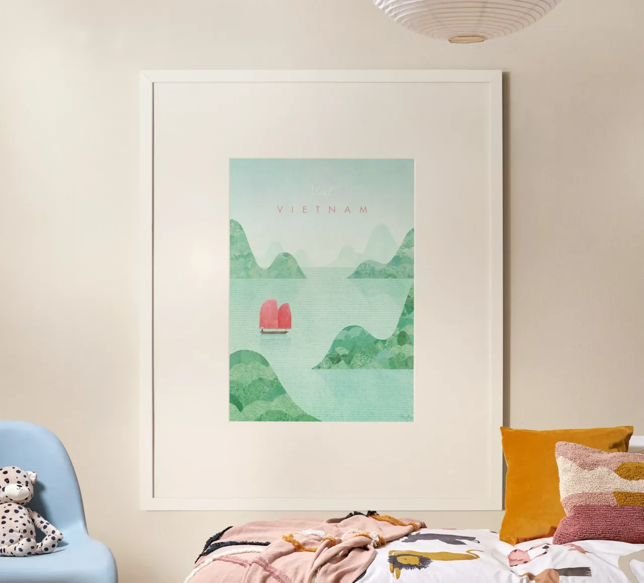 pubblicità di viaggio in vietnam poster con telaio in plastica da unyil shope