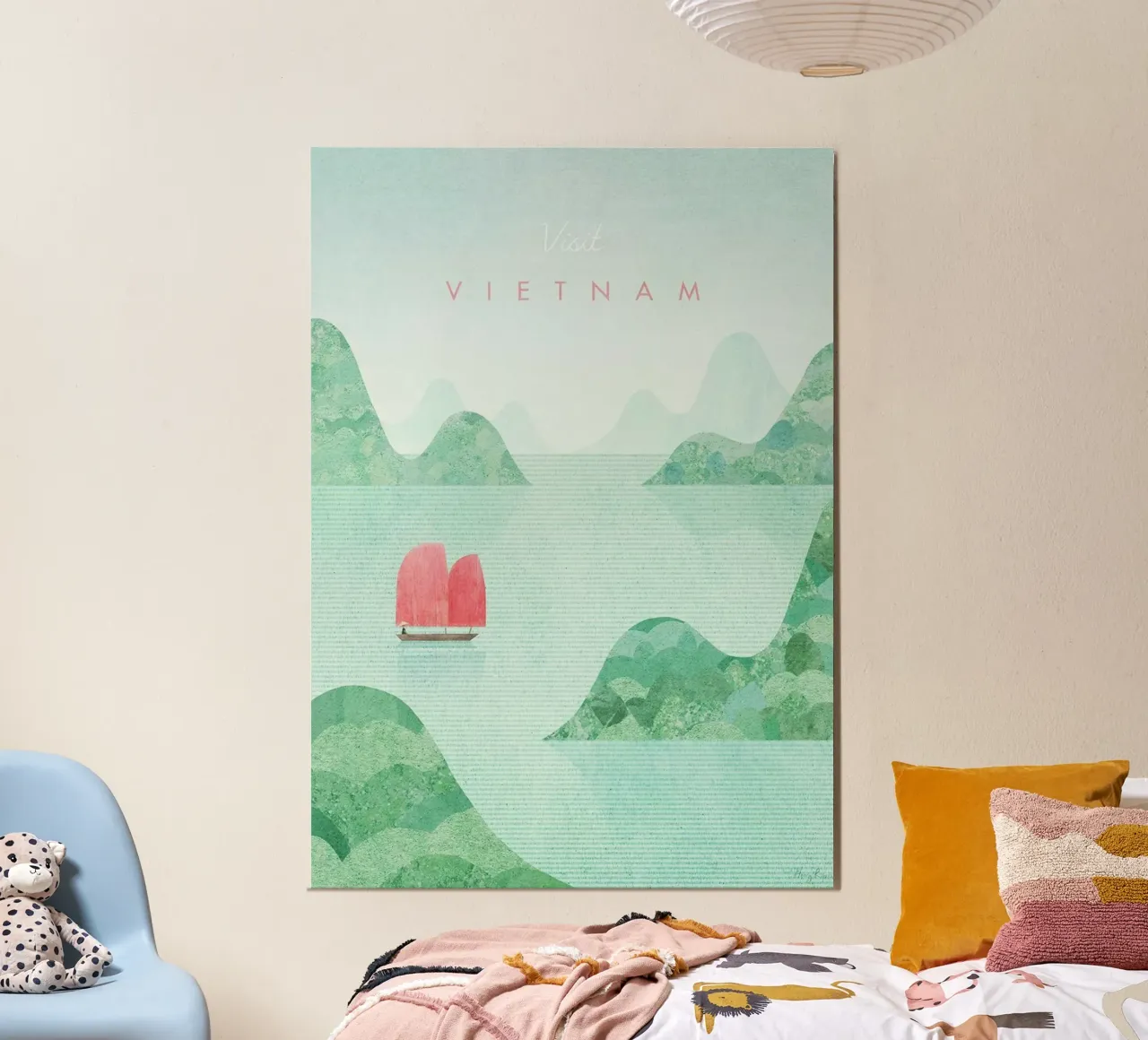 pubblicità di viaggio in vietnam poster con telaio in plastica da unyil shope