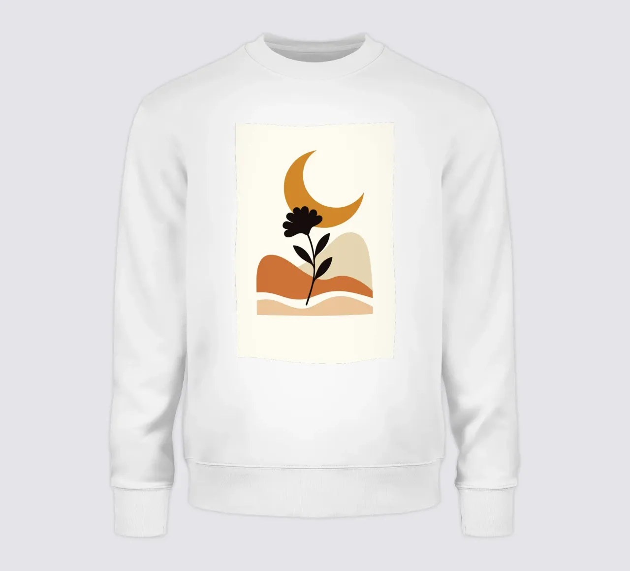 Crescent Moon Bloom felpa da LisaArtes