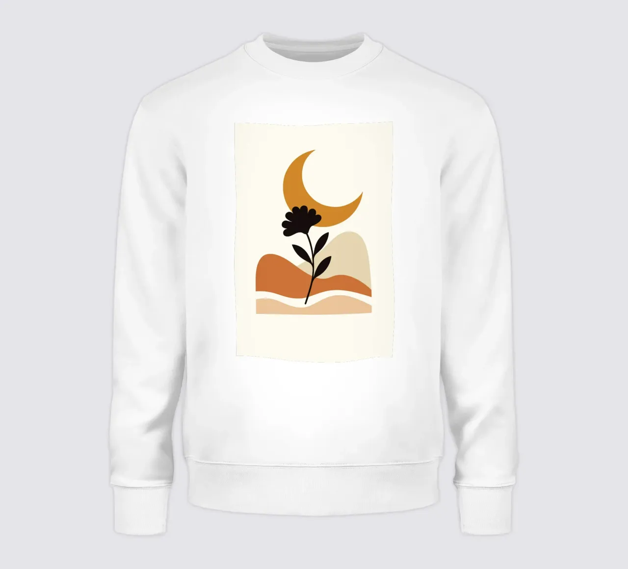 Crescent Moon Bloom felpa da LisaArtes