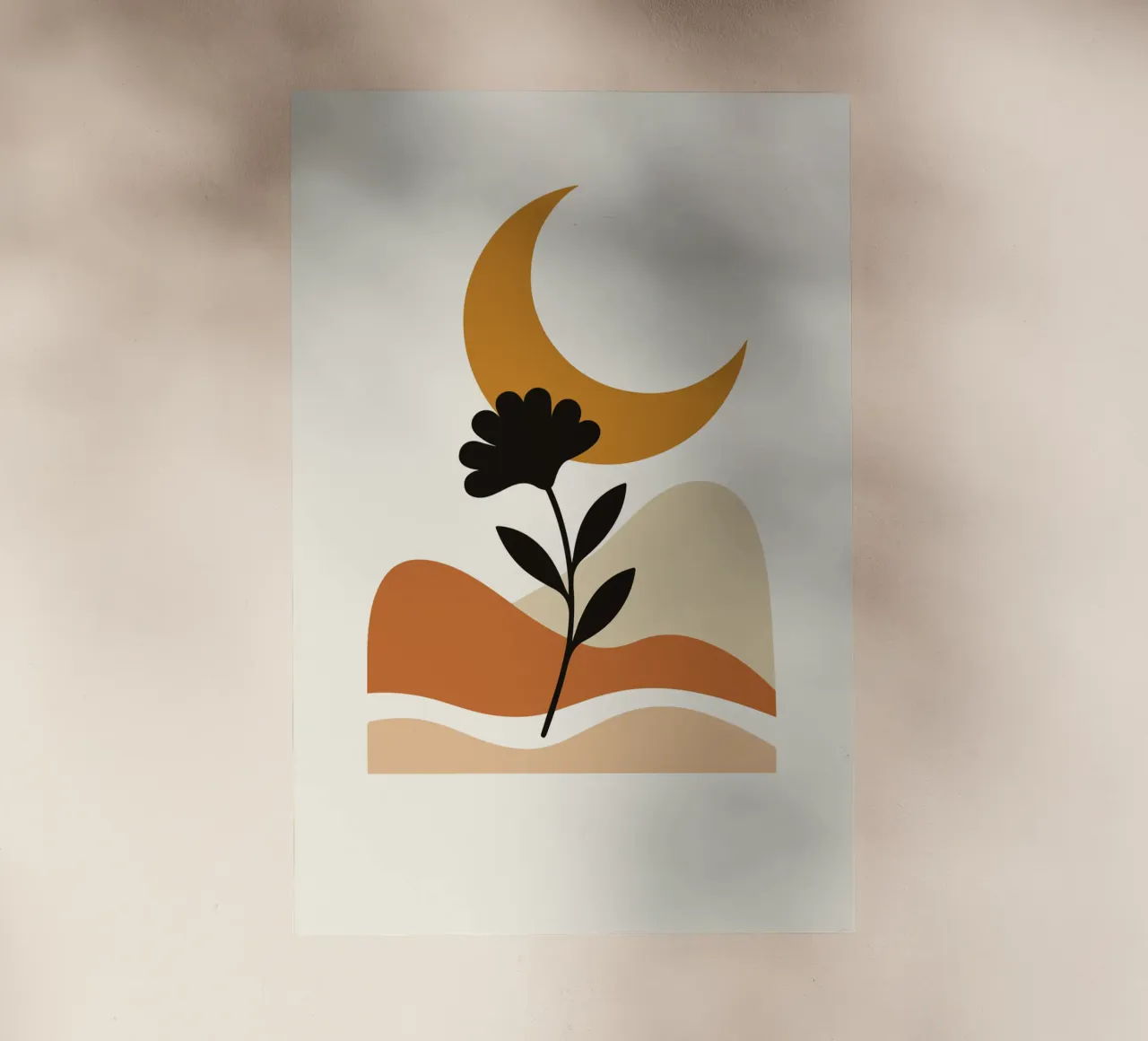 Crescent Moon Bloom pellicola backlit da LisaArtes