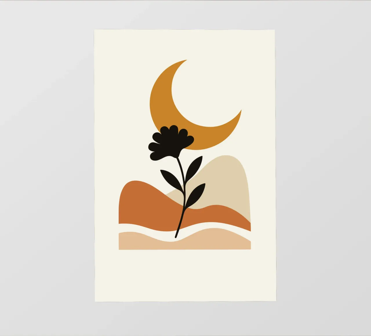 Crescent Moon Bloom pellicola backlit da LisaArtes